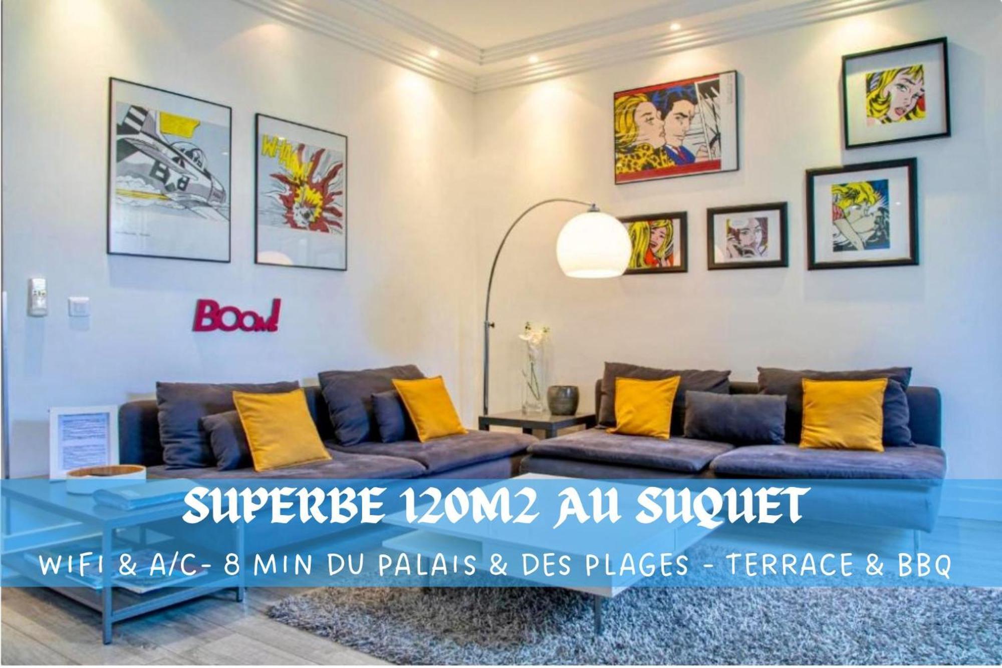 Superbe 120M2 Au Suquet - Property With Style Cannes Exterior photo